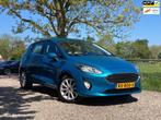 Ford Fiesta 1.0 EcoBoost Titanium | Automaat | Carplay + Nav, Stof, Gebruikt, Blauw, 100 pk