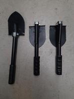 3 opvouwbare pioniersscheppen zwart nieuw, Schop, Nieuw, Ophalen of Verzenden, Nvt