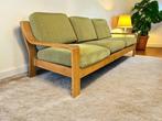 Vintage houten zetel / canapé / sofa, Ophalen
