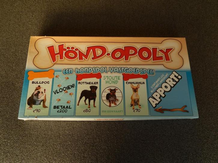 Hond-OPoly, Hobby en Vrije tijd, Gezelschapsspellen | Bordspellen, Zo goed als nieuw, Een of twee spelers, Drie of vier spelers