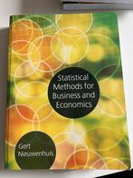 Statistical Methods for Business and Economics, Boeken, Ophalen of Verzenden, Beta, Gelezen, HBO