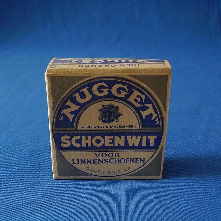 "Nugget" schoen wit, voor linnen schoenen., Antiek en Kunst, Antiek | Overige Antiek, Ophalen of Verzenden