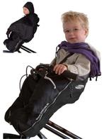 Deryan regenpak (voetenzak + poncho) voor op fietsstoeltje, Ophalen, Gebruikt