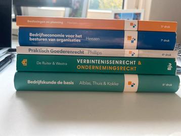 HBO Bedrijfskunde Boeken - Diverse Titels beschikbaar voor biedingen