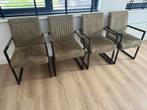 4 eetkamerstoelen, Huis en Inrichting, Stoelen, Ophalen, Overige kleuren, Zo goed als nieuw, Vier