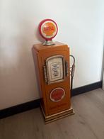 Shell Benzinepomp Kast - Vintage Look Houten Kastje, Ophalen