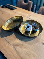 Gouden Sissyboy schaal, Huis en Inrichting, Woonaccessoires | Schalen en Manden, Ophalen, Overige materialen, Schaal, .