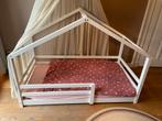 Wit peuterbed / bedhuisje 160 x 80 cm incl matras, Ophalen, 85 tot 100 cm, Gebruikt, Matras