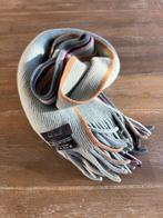 Paul Smith blue scarf wool and angora, Paul Smith, Ophalen of Verzenden, Zo goed als nieuw, Sjaal