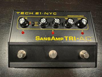 Tech 21 Sansamp TRi-AC analoog te koop / ruil beschikbaar voor biedingen