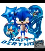 Sonic ballonnen set, Hobby en Vrije tijd, Feestartikelen, Ophalen of Verzenden, Nieuw, Versiering, Verjaardag