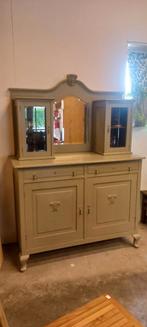 Buffetkast dressoir beige groen, Ophalen, 100 tot 150 cm, ., Zo goed als nieuw