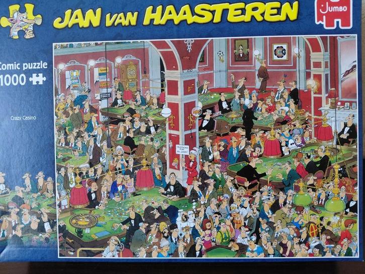 Jan van Haasteren puzzels van 1000 stukjes, Hobby en Vrije tijd, Denksport en Puzzels, Zo goed als nieuw, Legpuzzel, 500 t/m 1500 stukjes