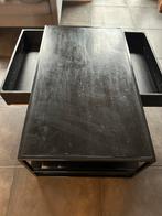 Goossens salontafel mangohout - zwart, Ophalen, Gebruikt, Overige houtsoorten