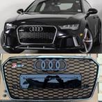 Voor Audi A7 4G 2015-19 front grill RS7 look chroom zwart, Ophalen of Verzenden