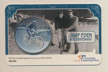 Nederland Jaap Eden Wielrenpenning 2020 in coincard    beschikbaar voor biedingen