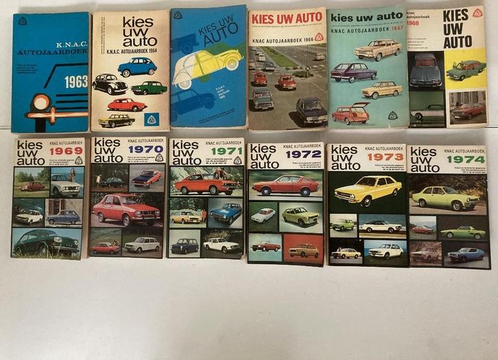 complete collectie KNAC autojaarboeken/Kies uw auto, Auto diversen, Overige Auto diversen, Ophalen of Verzenden
