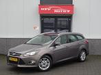 Ford Focus Wagon 1.0 EcoBoost Titanium navi LM airco, Auto's, Ford, Euro 5, 125 pk, Gebruikt, Bruin