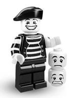 Lego minifiguur serie 2 nummer 9 Mime, Nieuw, Complete set, Ophalen of Verzenden, Lego