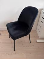 Bepurehome velvet zwart Vogue eetkamerstoel, Ophalen, Zo goed als nieuw, Zwart, Eén