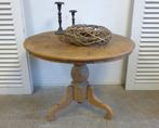 Prachtig rond antieke eet tafeltje, Ophalen, Zo goed als nieuw, Onbekend, Onbekend