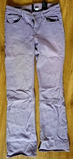 H&M lila paarse jeans maat 38 zgan (6), Ophalen of Verzenden, Zo goed als nieuw, Overige kleuren, W30 - W32 (confectie 38/40)