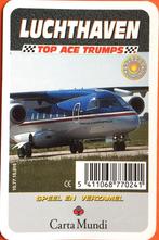LUCHTHAVEN kwartet - Top Ace Trumps - Carta Munid - 2002, Nieuw, Kwartet(ten), Ophalen of Verzenden