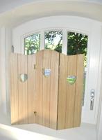 2x raam-scherm hout, Huis en Inrichting, Woonaccessoires | Overige, Ophalen of Verzenden, Zo goed als nieuw