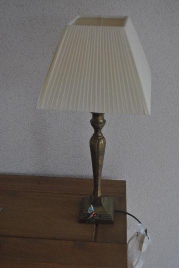 Tafellamp, messing, klassiek, 57 cm hoog beschikbaar voor biedingen