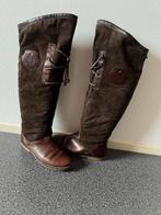 T. Hillfger Over de knie laars Hit vd Herfst leer/suede mt37, Kleding | Dames, Schoenen, Hoge laarzen, Bruin, Ophalen of Verzenden