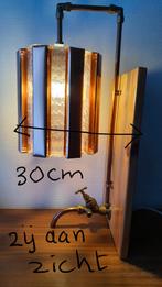 Unieke industriële lamp met kraan, Ophalen, Gebruikt, Glas, Minder dan 100 cm