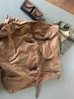 Rugzak, munitietasje, cappuchon WO 2, Verzamelen, Militaria | Tweede Wereldoorlog, Ophalen of Verzenden, Nederland, Overige typen