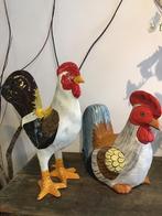 Papier mache Haan en Kip, Ophalen of Verzenden