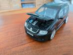 Vw Touran Welly 1:24 zwart, Ophalen of Verzenden, Gebruikt, Auto, Welly