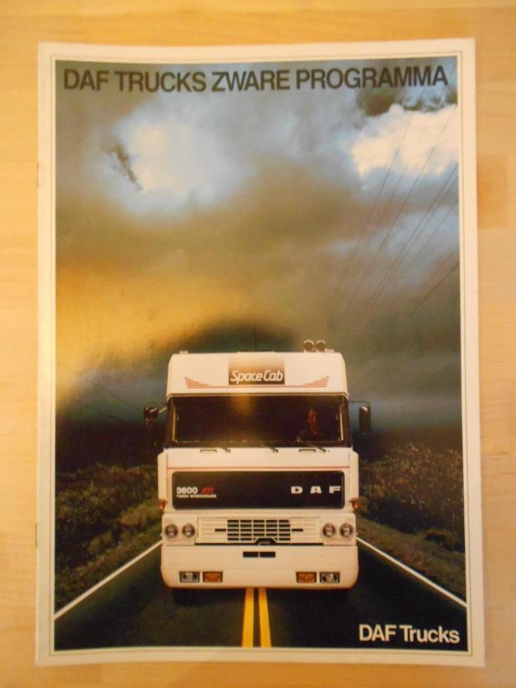 DAF 3600 3300 2800 Brochure ca 1985 - NL - Zware Programma, Boeken, Auto's | Folders en Tijdschriften, Zo goed als nieuw, Overige merken