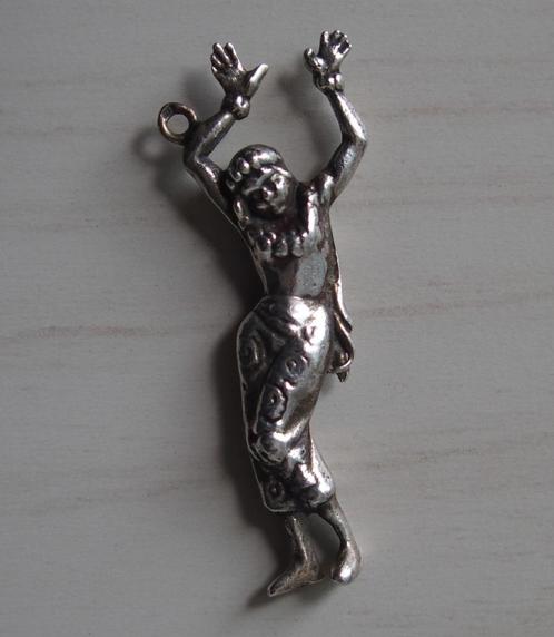 ZILVEREN HANGER: DANSERES (FLOWERPOWERTIJD), Sieraden, Tassen en Uiterlijk, Antieke sieraden, Hanger, Zilver, Verzenden