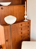 Vloerlamp vintage opaline glas Art Deco mushroom, Huis en Inrichting, Ophalen, Gebruikt, Art Deco, Vintage, Retro, 100 tot 150 cm