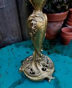 Antieke tafellamp barok 4 armige messing? 77h-37br Miekje, Ophalen of Verzenden