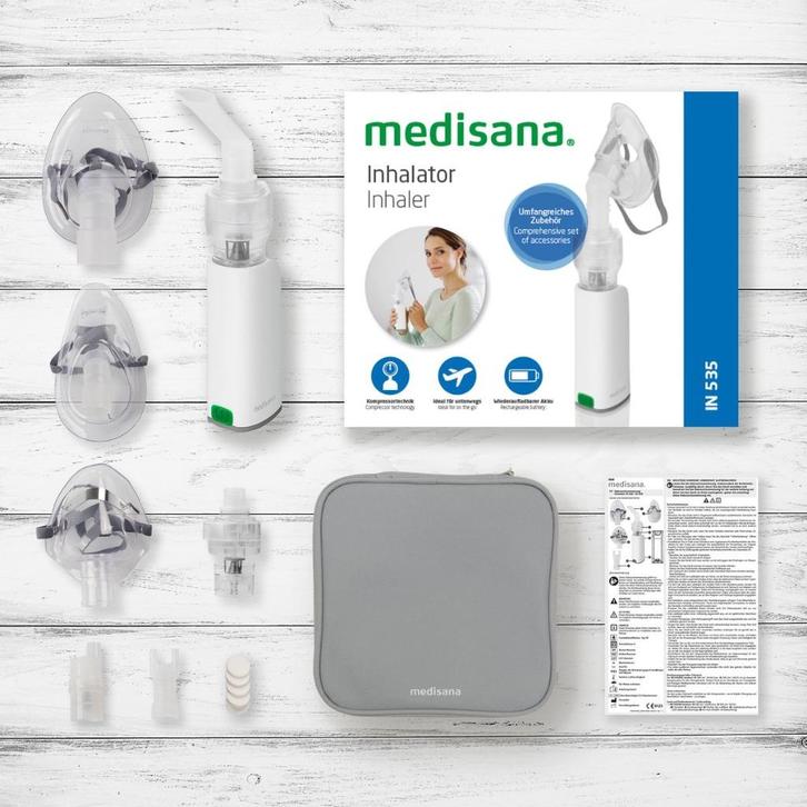 Medisana IN 535 draagbare inhalator, Diversen, Verpleegmiddelen, Nieuw, Ophalen of Verzenden