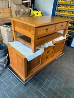 Grenen tv-meubel en salontafel, Huis en Inrichting, Ophalen of Verzenden, Gebruikt, 25 tot 50 cm