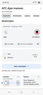 Ajax tegen excelsior, Sport en Fitness, Voetbal, Maat XL, Ophalen of Verzenden, Nieuw