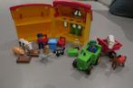 playmobil 1 2 3 meeneem boerderij  6962 + tractor 6715, Ophalen of Verzenden, Zo goed als nieuw, Complete set
