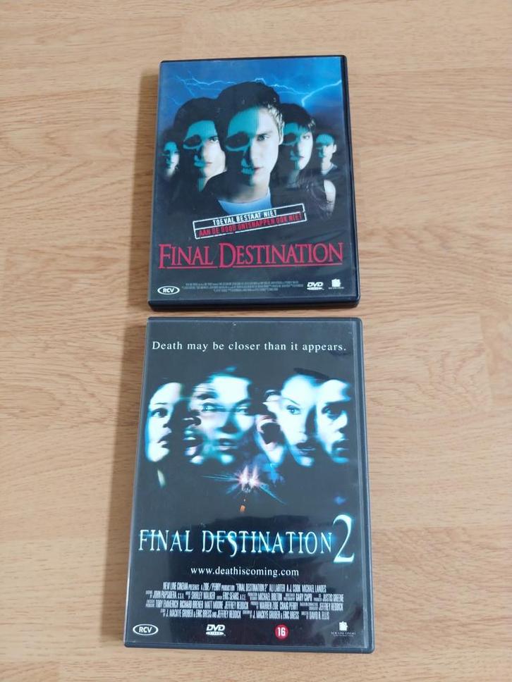 Final Destination 1 & 2 DVD set, Cd's en Dvd's, Dvd's | Horror, Gebruikt, Gore, Vanaf 16 jaar, Ophalen of Verzenden