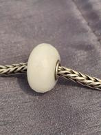Trollbeads Witte Steen Bedel - Gebruikt, Gebruikt, Verzenden, Edelsteen, Trollbeads