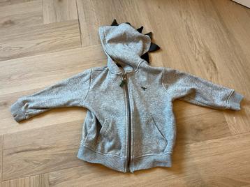 Dino hoody teddy gevoerd maat 104 beschikbaar voor biedingen