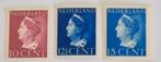 Nederland 1940 -1947 - NVPH 332V-337V - Koningin Wilhelmina, Postzegels en Munten, Ophalen of Verzenden, Na 1940, Postfris