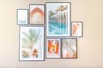 7x Desenio posters oosterse sfeer, Ophalen, Minder dan 50 cm, Zo goed als nieuw, Foto of Poster
