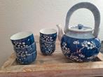 Antiek theeservies handpainted, Ophalen of Verzenden