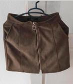 Bruine suede rok maat S merk Mo & Co, Maat 38/40 (M), Mo & Co, Bruin, Ophalen of Verzenden
