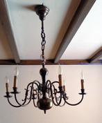 Bolkroonluchter met 2 bijpassende wandlampen, Antiek en Kunst, Antiek | Lampen, Ophalen of Verzenden